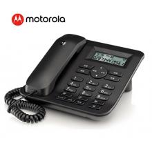 摩托罗拉(Motorola)电话机座机固定电话 办公家用 来电显示 免提 双接口CT410C(黑色)