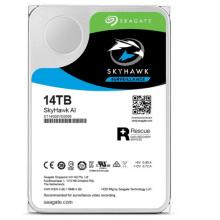 希捷(Seagate)14TB 256MB 7200RPM 监控级硬盘 SATA 希捷酷鹰SkyHawk AI系列(ST14000VE0008)全天候安防监控