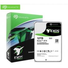 希捷(Seagate)12TB 256MB 7200RPM 企业级硬盘 SATA接口 希捷银河Exos X14系列(ST12000NM0008)