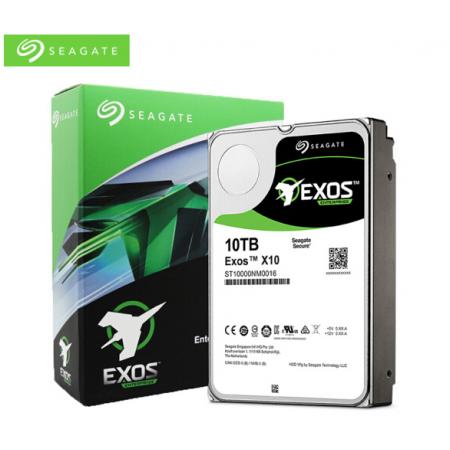 希捷(Seagate)10TB 256MB 7200RPM 企业级硬盘 SATA接口 希捷银河Exos X10系列(ST10000NM0016)