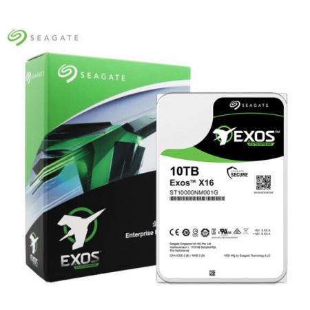 希捷(Seagate)10TB 256MB 7200RPM 企业级硬盘 SATA接口 希捷银河Exos X16系列(ST10000NM001G)