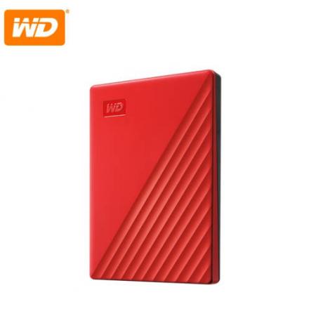  西部数据(WD)4TB USB3.0移动硬盘My Passport随行版 2.5英寸 红色