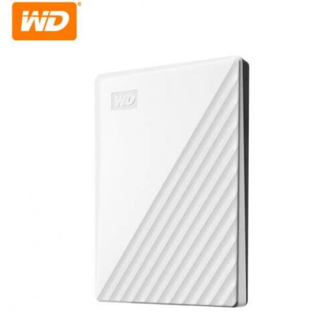 西部数据(WD)2TB USB3.0移动硬盘My Passport随行版 2.5英寸 白色(密码保护 自动备份)WDBYVG0020BWT