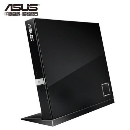 华硕(ASUS) 6倍速 USB2.0 外置蓝光 光驱刻录机 黑色(兼容苹果系统/SBW-06D2X-U