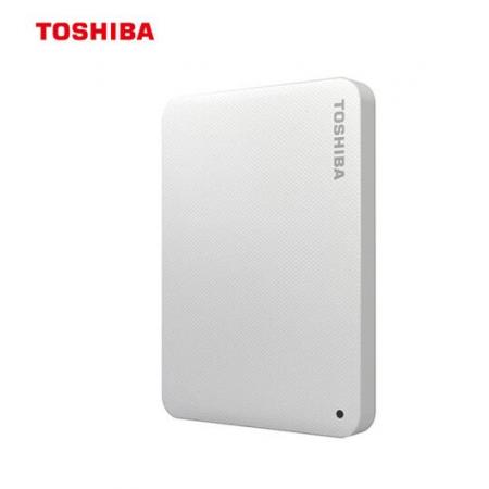 东芝(TOSHIBA) 2TB USB3.0 移动硬盘 北极熊B2 2.5英寸 兼容Mac 超大容量 稳定耐用 高速传输 爆款 优雅白