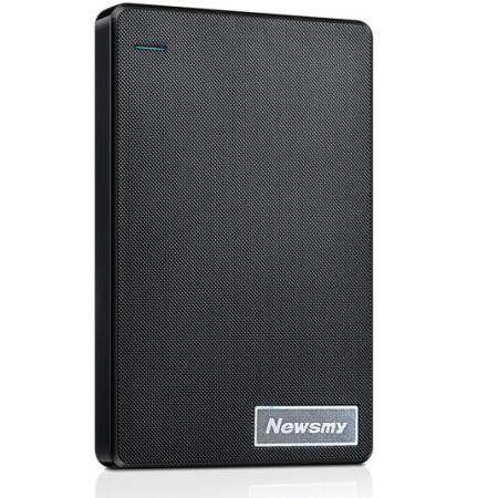 纽曼（Newsmy）320GB USB2.0 移动硬盘 清风 2.5英寸 风雅黑 文件数据备份存储 防滑耐磨 稳定耐用