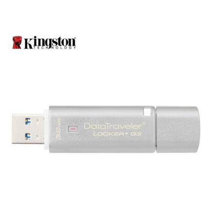 金士顿（Kingston）u盘USB3.0 DTLPG3硬件金属加密U盘搭挂绳 32G 读取135M/s 写入40M/s