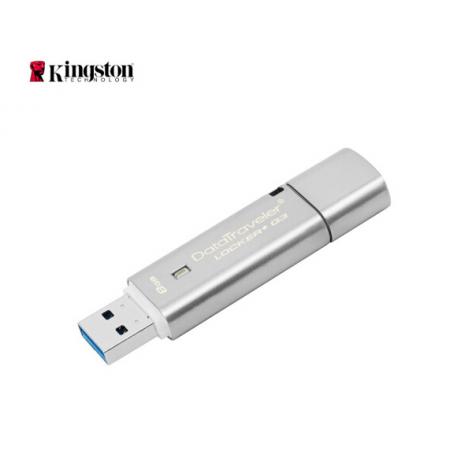 金士顿（Kingston）8G USB3.0 U盘 DTLPG3 256位AES硬件金属加密