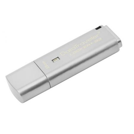 金士顿（Kingston）u盘USB3.0 DTLPG3硬件金属加密U盘搭挂绳 8G 读取135M/s 写入40M/s