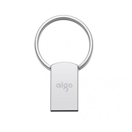 爱国者（aigo）64GB USB2.0 U盘 U269 银色 金属U盘