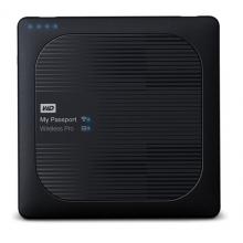 西部数据（WD）My Passport Wireless Pro 4TB 移动存储设备（黑色） WDBSMT0040BBK