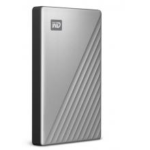 西部数据(WD)5TB Type-C移动硬盘My Passport Ultra for Mac 2.5英寸 银色(密码保护 自动备份)WDBPMV0050BSL