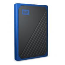 西部数据(WD)1TB USB3.0 移动硬盘 固态(PSSD)My Passport Go钴蓝色(坚固耐用 小巧便携)WDBMCG0010BBT