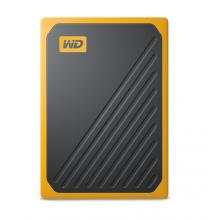 西部数据(WD)1TB USB3.0移动硬盘 固态(PSSD)My Passport Go琥珀色(坚固耐用 小巧便携)WDBMCG0010BYT