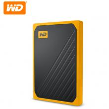 西部数据(WD)1TB USB3.0移动硬盘 固态(PSSD)My Passport Go琥珀色(坚固耐用 小巧便携)WDBMCG0010BYT