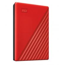  西部数据(WD)4TB USB3.0移动硬盘My Passport随行版 2.5英寸 红色