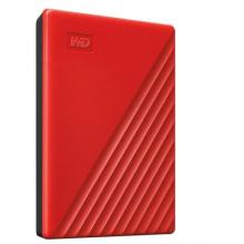 西部数据(WD)1TB USB3.0移动硬盘My Passport随行版 2.5英寸红色+2年存储设备数据恢复服务