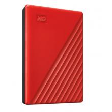 西部数据(WD)2TB USB3.0移动硬盘My Passport随行版 2.5英寸红色