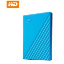 西部数据(WD)1TB USB3.0移动硬盘My Passport随行版 2.5英寸 蓝色(密码保护 自动备份)WDBYVG0010BBL