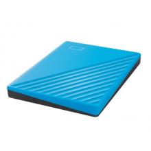 西部数据(WD)1TB USB3.0移动硬盘My Passport随行版 2.5英寸 蓝色(密码保护 自动备份)WDBYVG0010BBL
