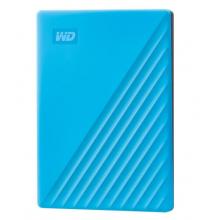 西部数据(WD)1TB USB3.0移动硬盘My Passport随行版 2.5英寸 蓝色(密码保护 自动备份)WDBYVG0010BBL