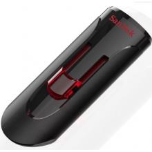 闪迪(SanDisk)64GB USB3.0 U盘 CZ600酷悠 黑色 USB3.0入门优选 时尚办公必备