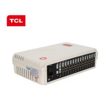 TCL集团电话交换机8进128 分机程控电话交换机 机架式语音分线器分机弹性编码来电显示语音导航