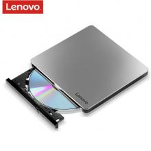 联想（Lenovo）8倍速 铝合金Type-C/USB外置光驱 外置DVD刻录机 移动光驱 Windows/MAC系统/DB85（银黑色）