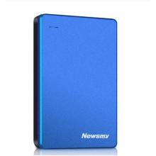 纽曼（Newsmy）1TB USB3.0 移动硬盘 清风金属版 2.5英寸 海岸蓝 金属散热防划防磁防震 海量数据存储备份