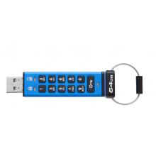 金士顿（Kingston）64GB USB3.1 U盘 DT2000 读速135MB/s 256位AES硬件数字加密