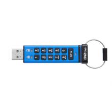 金士顿（Kingston）u盘 USB3.1 DT2000数字按键加密U盘自毁防复制防泄密优盘 256位AES硬件加密 32G