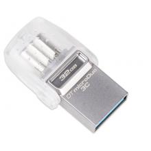 金士顿（Kingston）u盘 USB3.1和Type-C双接口DTDUO3C 安卓手机电脑优盘两用U盘128G