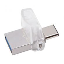 金士顿（Kingston）64GB Type-C USB3.1 U盘 DTDUO3C 双接口设计 支持苹果MacBook