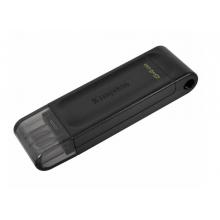 金士顿（Kingston）u盘USB3.2 手机Type-C单接口 DT70 高速闪存盘 64G
