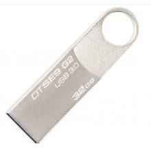 金士顿（Kingston）32GB USB3.0 U盘 DTSE9G2 银色 金属外壳 高速读写