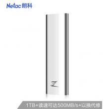 朗科（Netac）1TB Type-c USB3.1 移动硬盘 固态（PSSD）Z Slim 轻至30g便携 防震耐用 高速传输办公优选