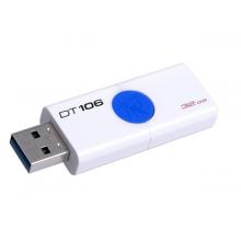 金士顿（Kingston）u盘 USB3.1 DT106系统投标车载高速U盘优盘 蓝白款 青春版 32G