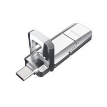 爱国者（aigo）512GB USB3.1 Type-C双U口 高速固态U盘 U393 读520MB/s 写420MB/s 手机U盘 狂飙移动固态硬盘