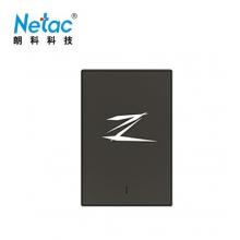 朗科 Z1超极速金属系列128G/256G/512G USB3.1外接式固态硬盘迷你PSSD移动硬盘 黑色 512GB