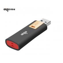 爱国者（aigo）128GB USB3.0 U盘 L8302写保护 黑色 防病毒入侵 防误删 高速读写U盘