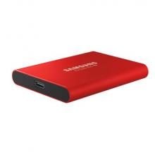  三星(SAMSUNG) 1TB Type-c USB3.1 移动硬盘 固态（PSSD）T5 金属红
