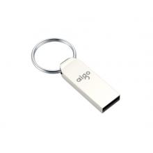 爱国者（aigo）32GB USB2.0 U盘 U268迷你款 银色 金属U盘