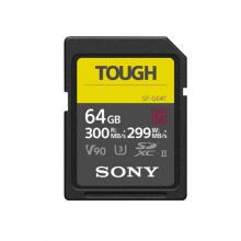 索尼（SONY）SF-G64T/T1 SF-G 系列64g TOUGH规格SD卡读取300MB/S写入299MB/S