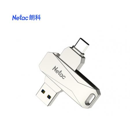 朗科（Netac）128GB Type-C USB3.0 手机U盘 U782C 银色 双接口手机电脑用