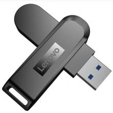 联想（Lenovo）64GB USB3.0（USB3.1 Gen1) U盘 X3 深空黑 全金属电脑车载高速优盘 360度旋转