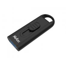 朗科（Netac） USB3.0 U盘U309 曜石推拉式高速闪存盘 加密U盘 黑色 32GB