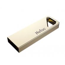 朗科（Netac）USB2.0 U盘U326 全金属 闪存盘 直插式小巧迷你车载加密U盘 珍珠镍 32GB