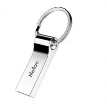 朗科（Netac）32GB USB2.0 U盘U275银色 创意车载钥匙圈加密U盘 防水闪存盘