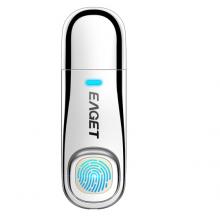 忆捷（EAGET）128GB USB3.0 FU60 指纹加密U盘 隐私安全保护 商务办公优盘