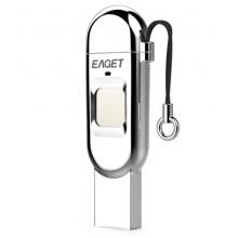 忆捷（EAGET）32GB Type-C USB3.1 FU68指纹加密手机U盘 双接口手机电脑多用 隐私安全保护 商务娱乐优盘